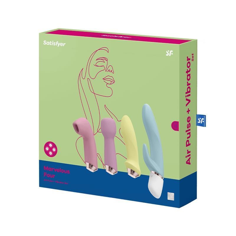 Zestaw 4 wibrator masażer satisfyer marvelous four